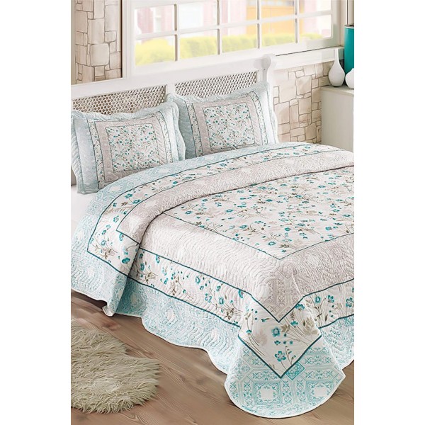 Örtüm Çift Kişilik Microfiber Kapitone Yatak Örtüsü Örtüm Çift Kişilik Microfiber Kapitone Yatak Örtüsü