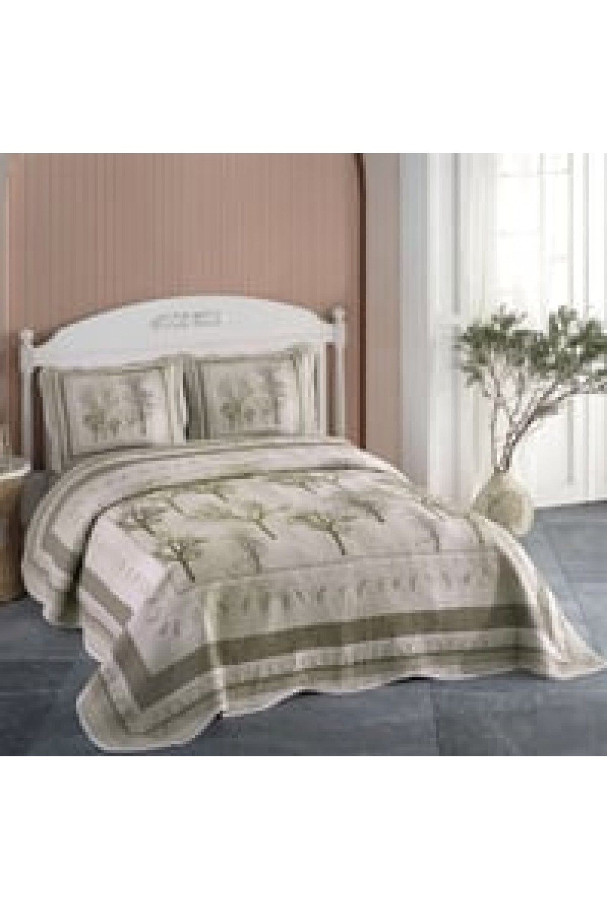 Örtüm Çift Kişilik Microfiber Kapitone Yatak Örtüsü